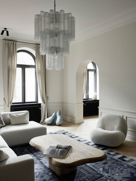 Элегантные современные апартаменты в Стокгольме с французскими нотками