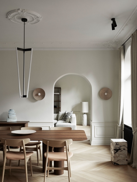 Элегантные современные апартаменты в Стокгольме с французскими нотками