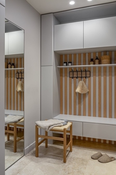 Идеальный пространство для отдыха: банный домик 66 кв. м с кухней-гостиной и спальней | ivd.ru